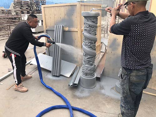 聚脲噴涂機(jī)影視道具防腐施工方便(圖1) 聚脲噴涂機(jī)影視道具防腐施工方便